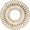 Ekena Millwork Cornelius Architectural Grde PVC Pierced Ceiling Medallion, Antiqued Bronze, 34"OD x 12 5/8"ID x 1"P CMPP34CRABZ - alternate 1